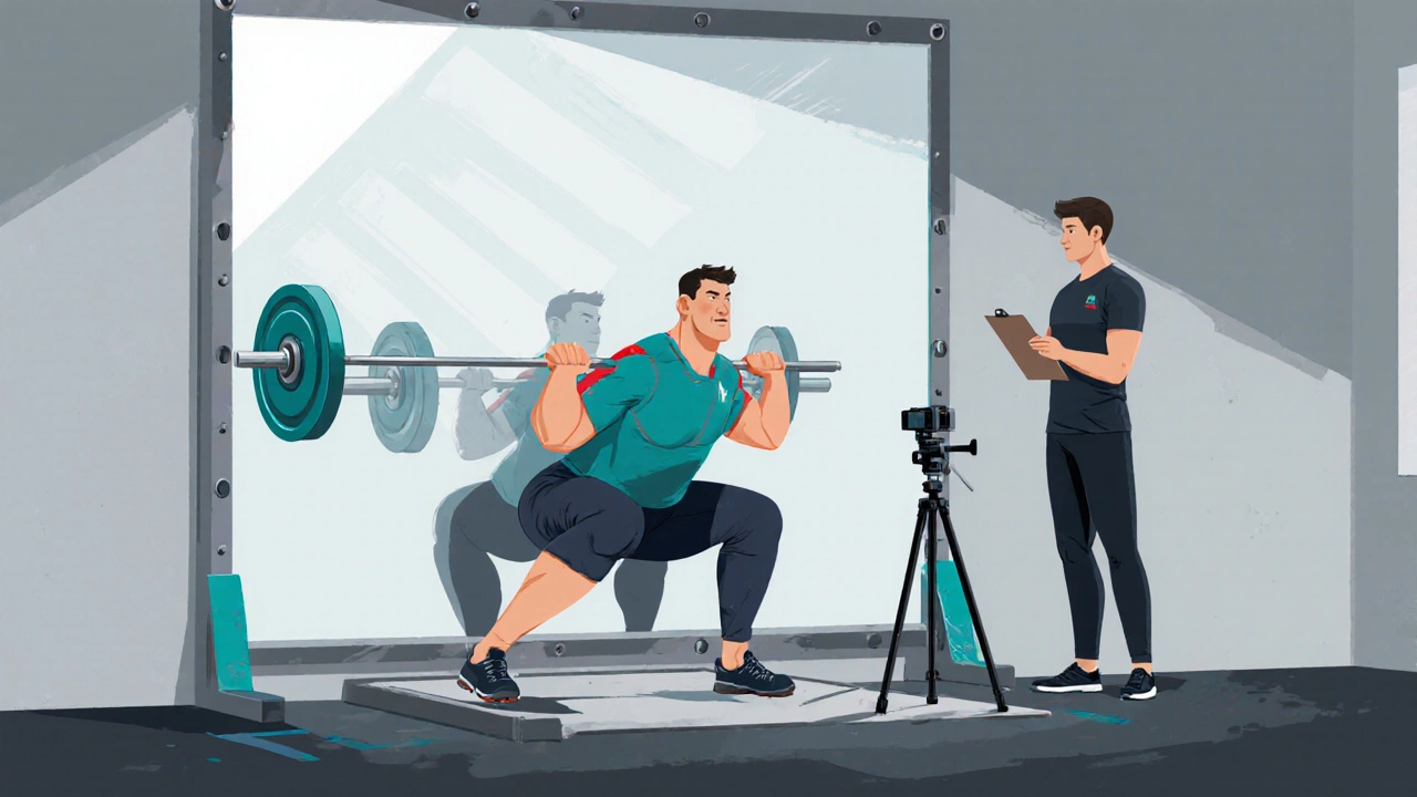 Form checkpoints for the top five lifts
