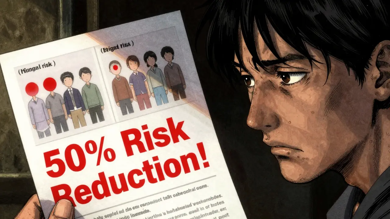 Absolute Risk vs Relative Risk in Drug Side Effects: How to Read the Numbers